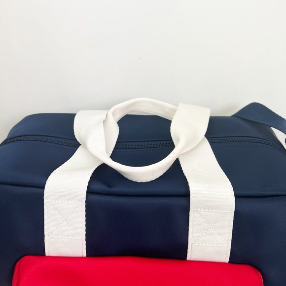 Tommy Hilfiger Duffle Bag 3 Tones: Blue, Red, White, Carry On Model# 69J8128 410 - Picture 6 of 12
